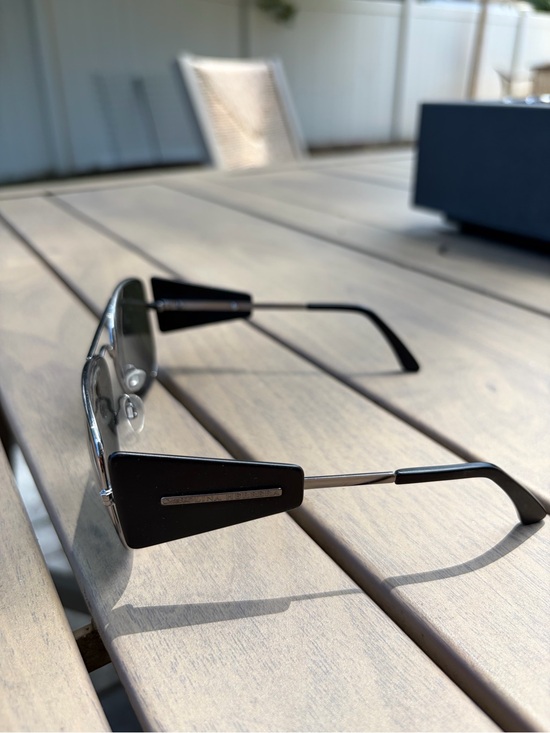 Carolina Herrera Aviator Sunglasses with Branded Temples